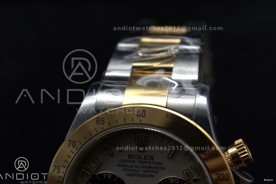 YG Edition SA4130 1:1 SS Arabic V2 Dial Daytona Best Markers Clean 116503 on White Bracelet 0228